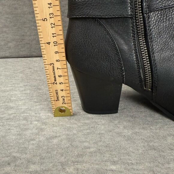NWOB WOMENS BLACK HANA-BASS KNEE HI BOOTS WIDE CALF SIZE 9M - Picture 4 of 5